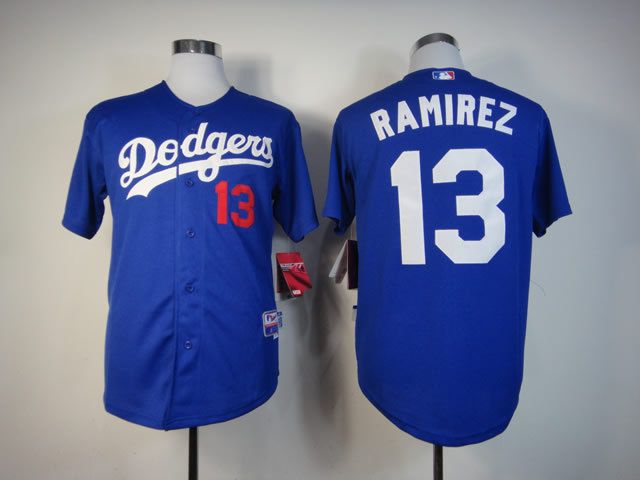Men Los Angeles Dodgers #13 Ramirez Blue MLB Jerseys